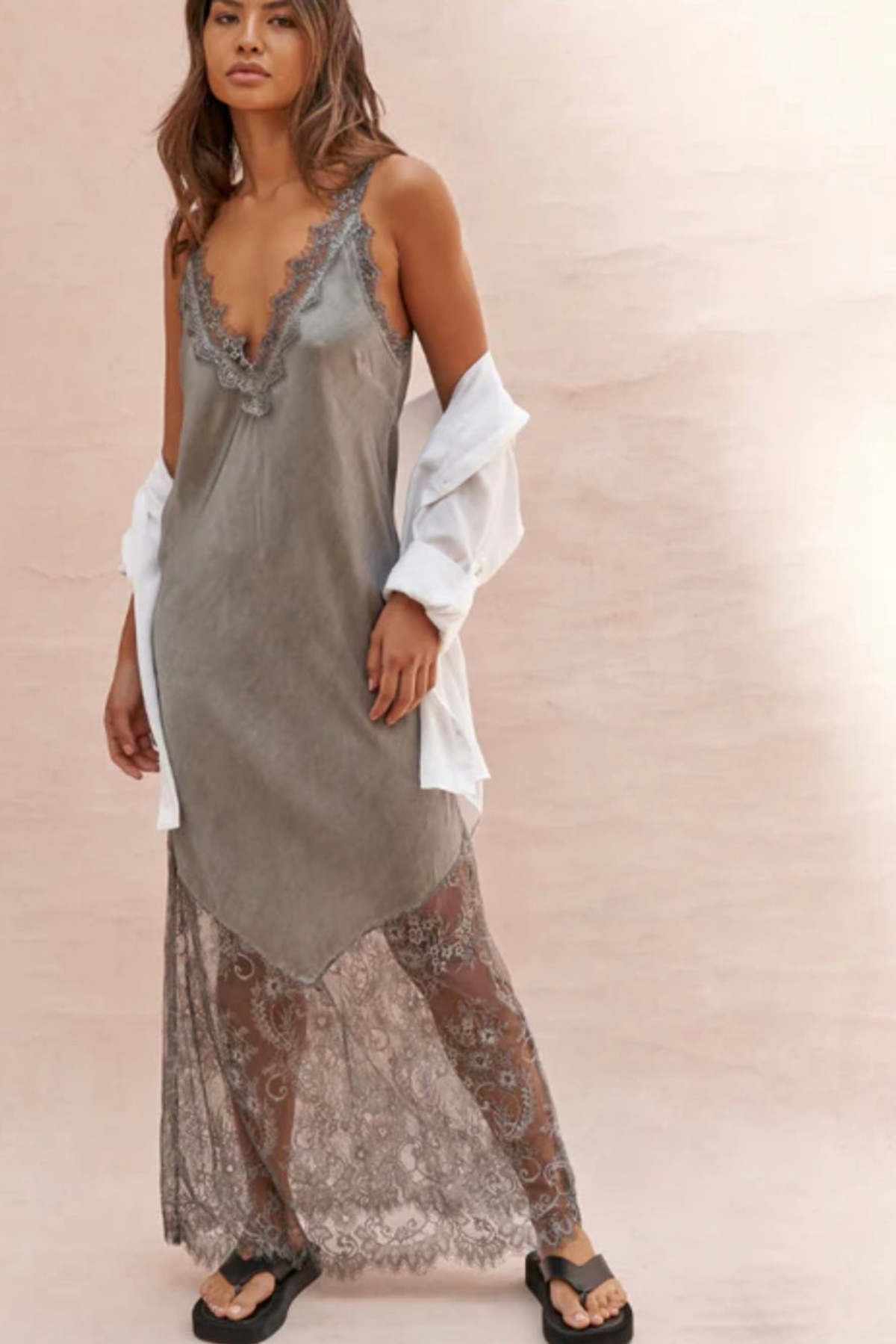 CHARLI Solange Dress - Sand - Image 1 of 6