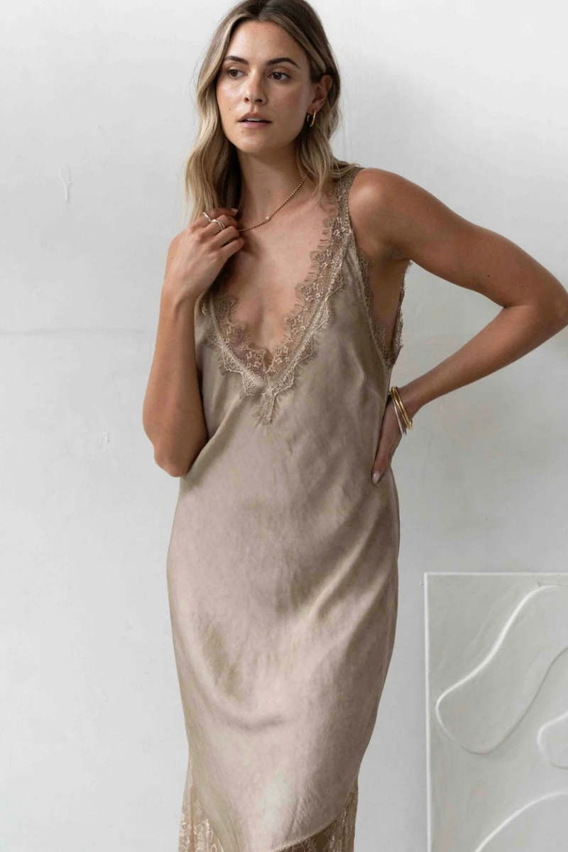 CHARLI Solange Slip Dress