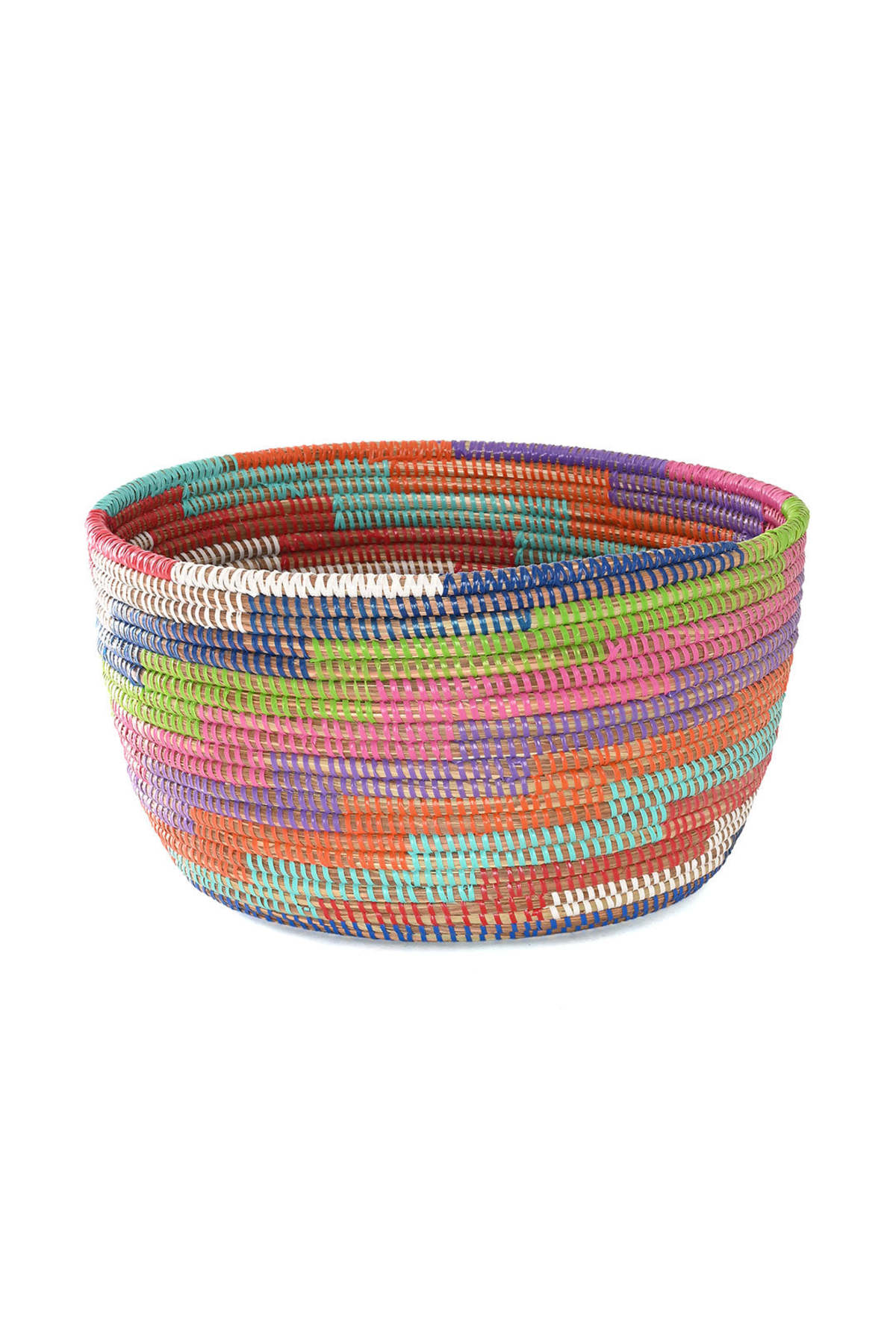 African Modern S/2 Stairwell Nesting Baskets - Image 3 of 4