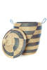 African Modern Set of 3 Mixed Pattern Hampers - Thumbnail 8