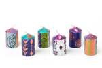Thumbprint Artifacts Sari Painted Candles - Thumbnail 10