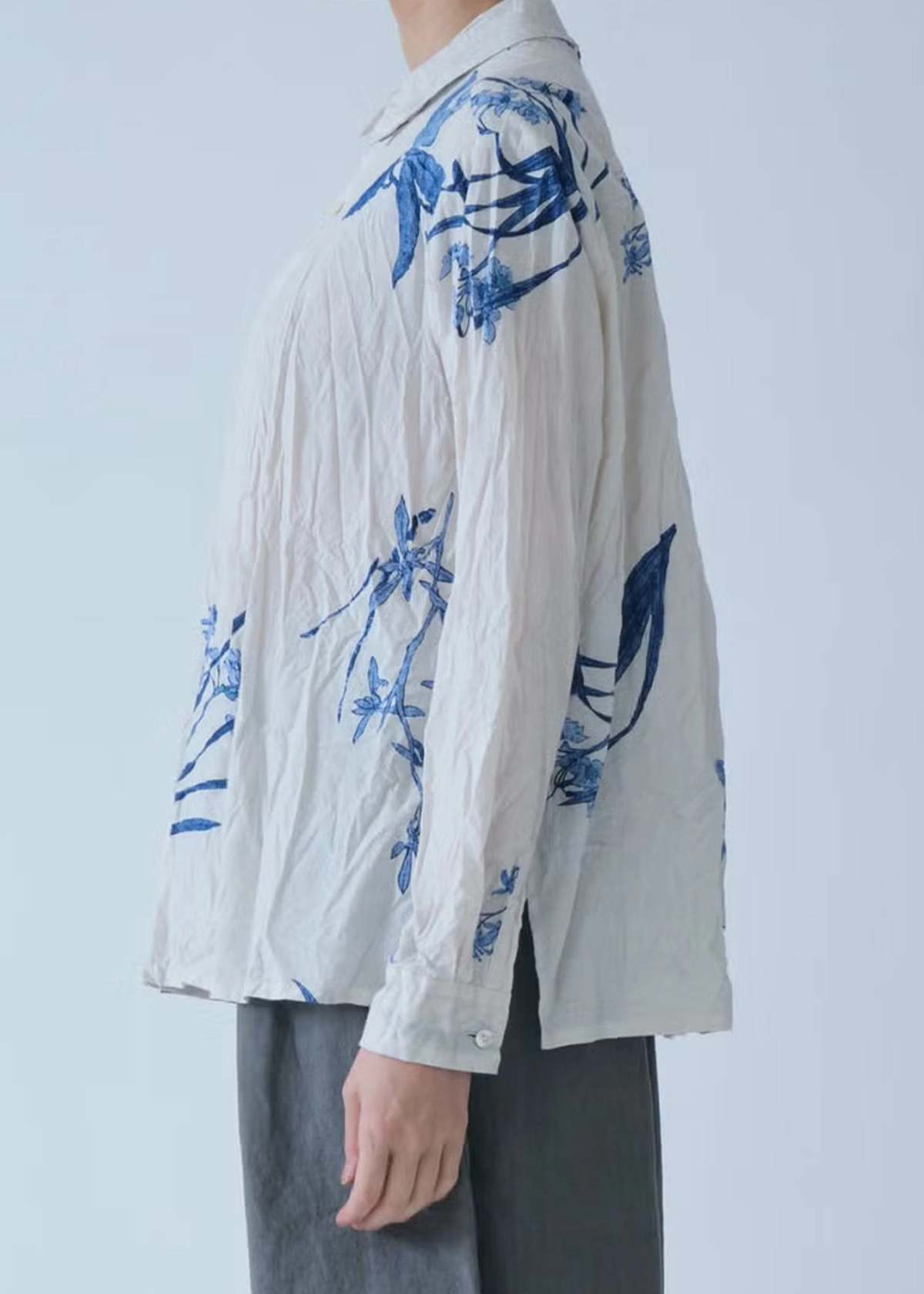 Pas de Calais Blouse 6790 - Navy - Image 2 of 7