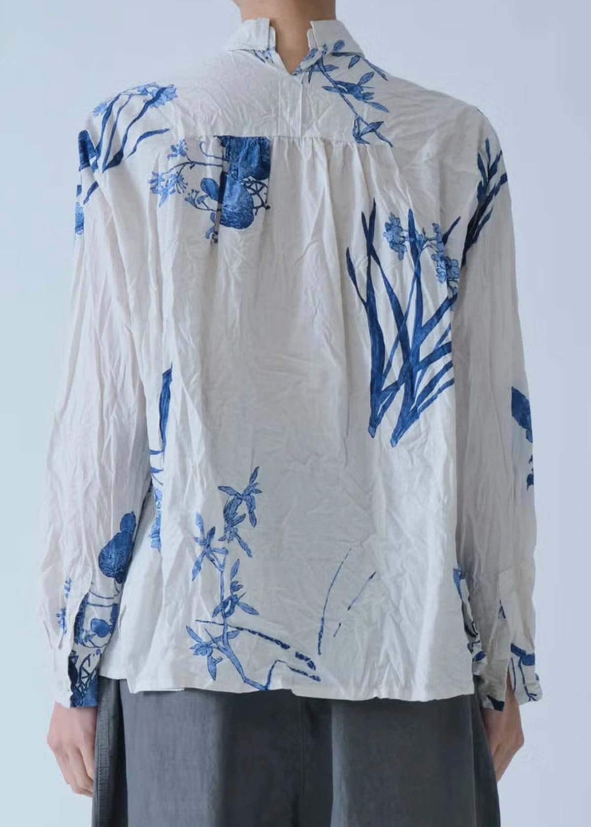 Pas de Calais Blouse 6790 - Navy - Image 3 of 7