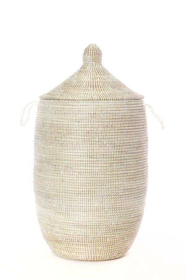 African Modern Slender Laurel Hamper Basket African Modern Slender Laurel Hamper Basket