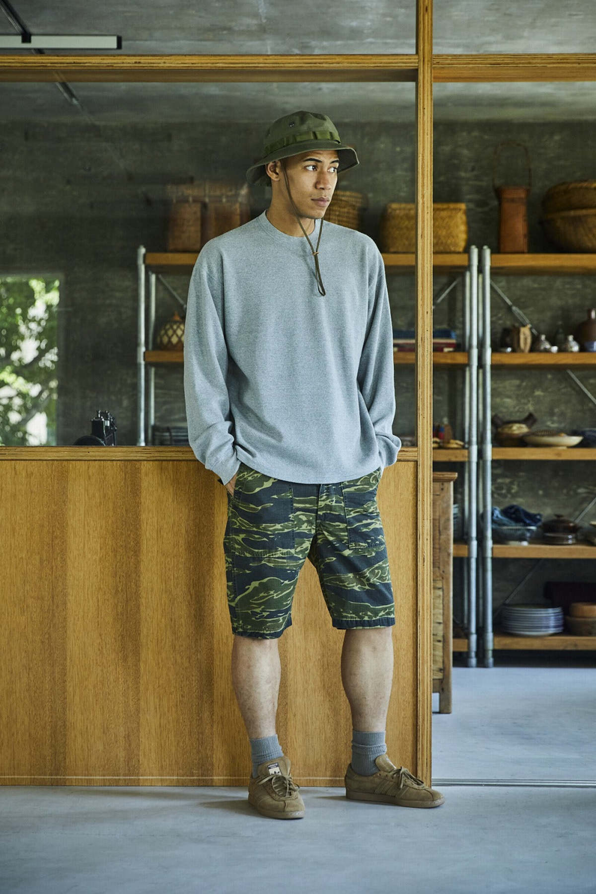 Orslow U.S. Army Fatigue Shorts - Image 8 of 10