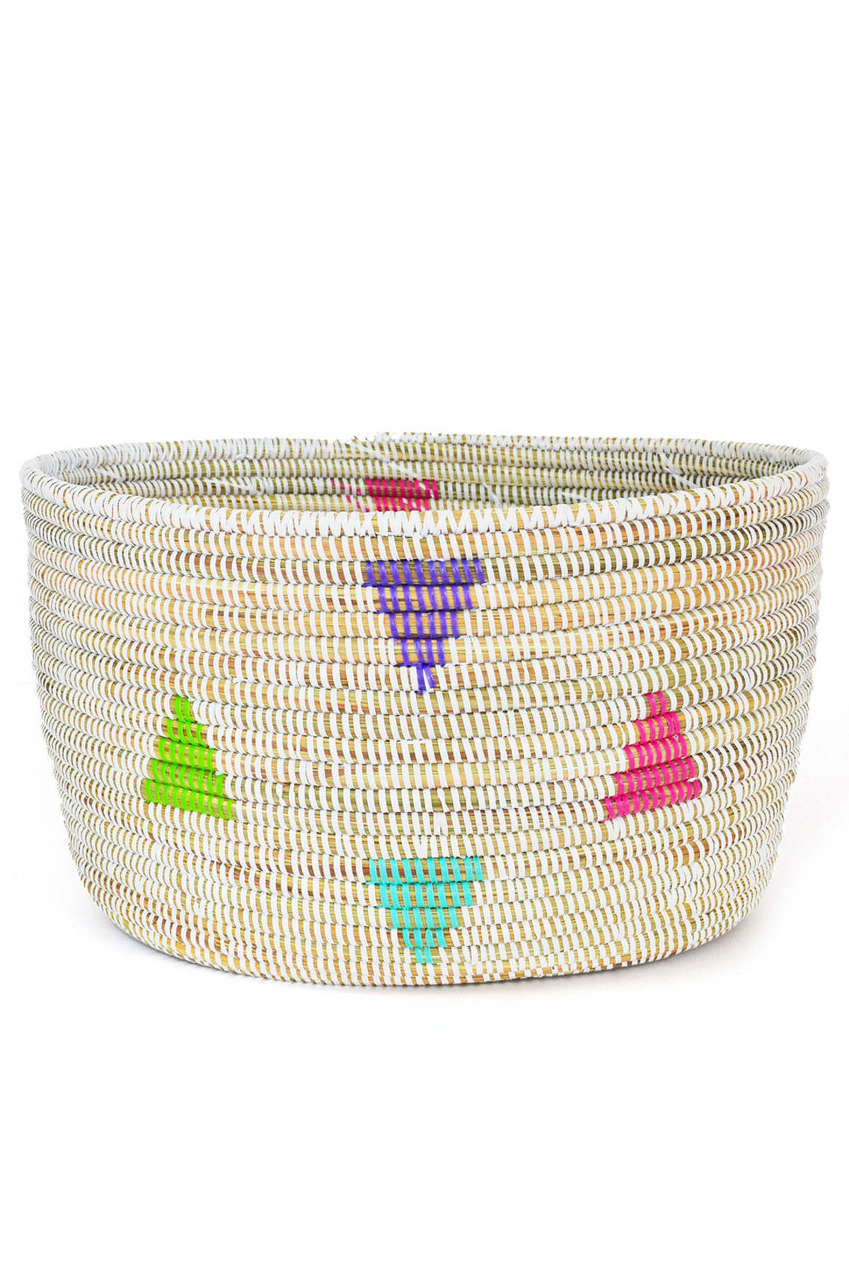 African Modern Teranga Triangles Knitting Basket - Image 4 of 4