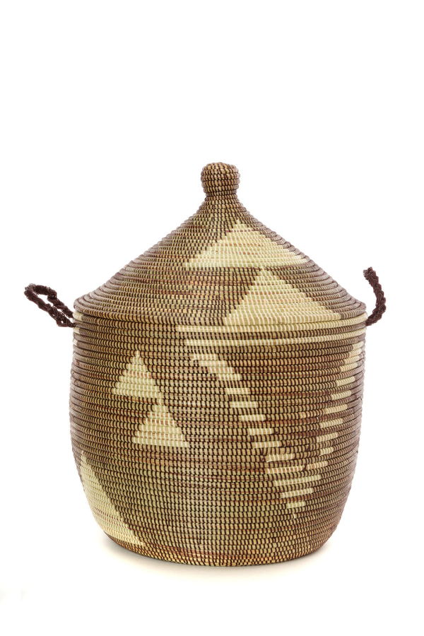 African Modern Tribal Design Basket