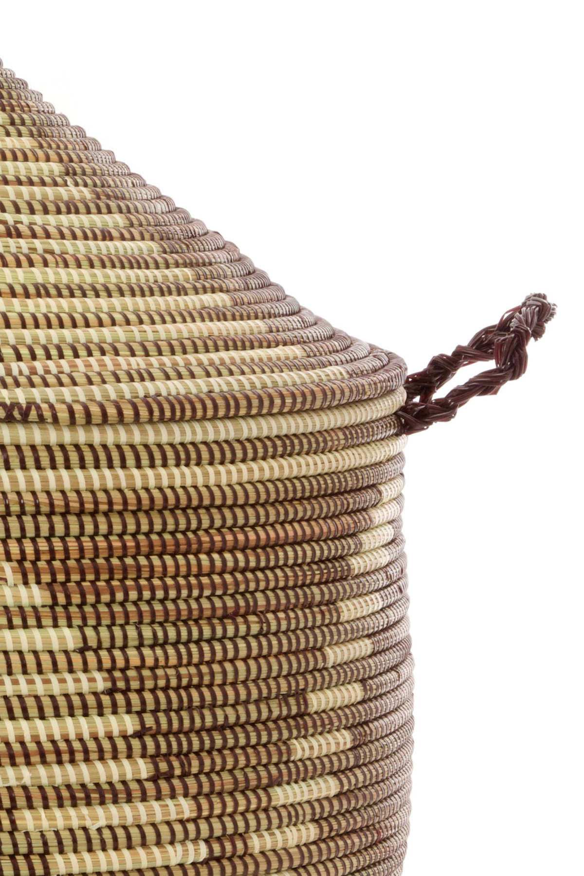 African Modern Tribal Design Basket - Image 4 of 4