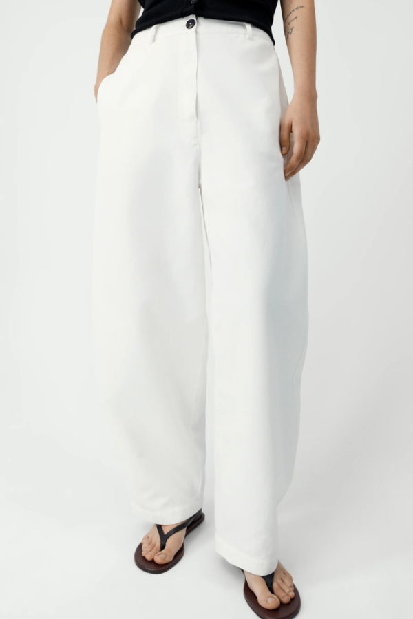 Cordera Cotton & Linen Curved Pants