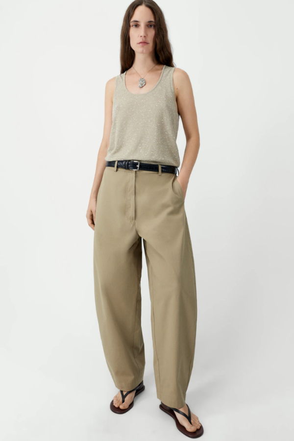 Cordera Cotton Curved Pants