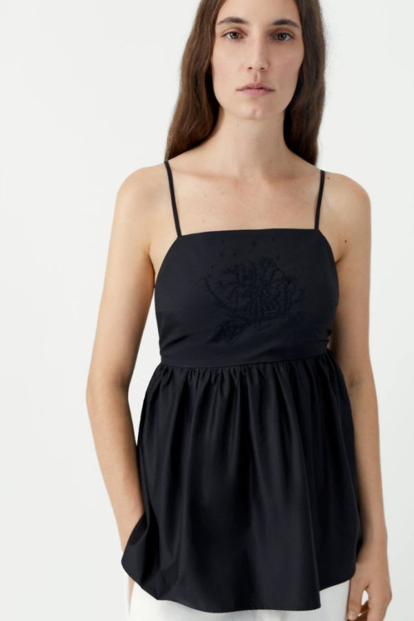 Cordera Cotton Embroidered Top