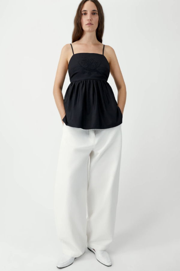 Cordera Cotton Embroidered Top