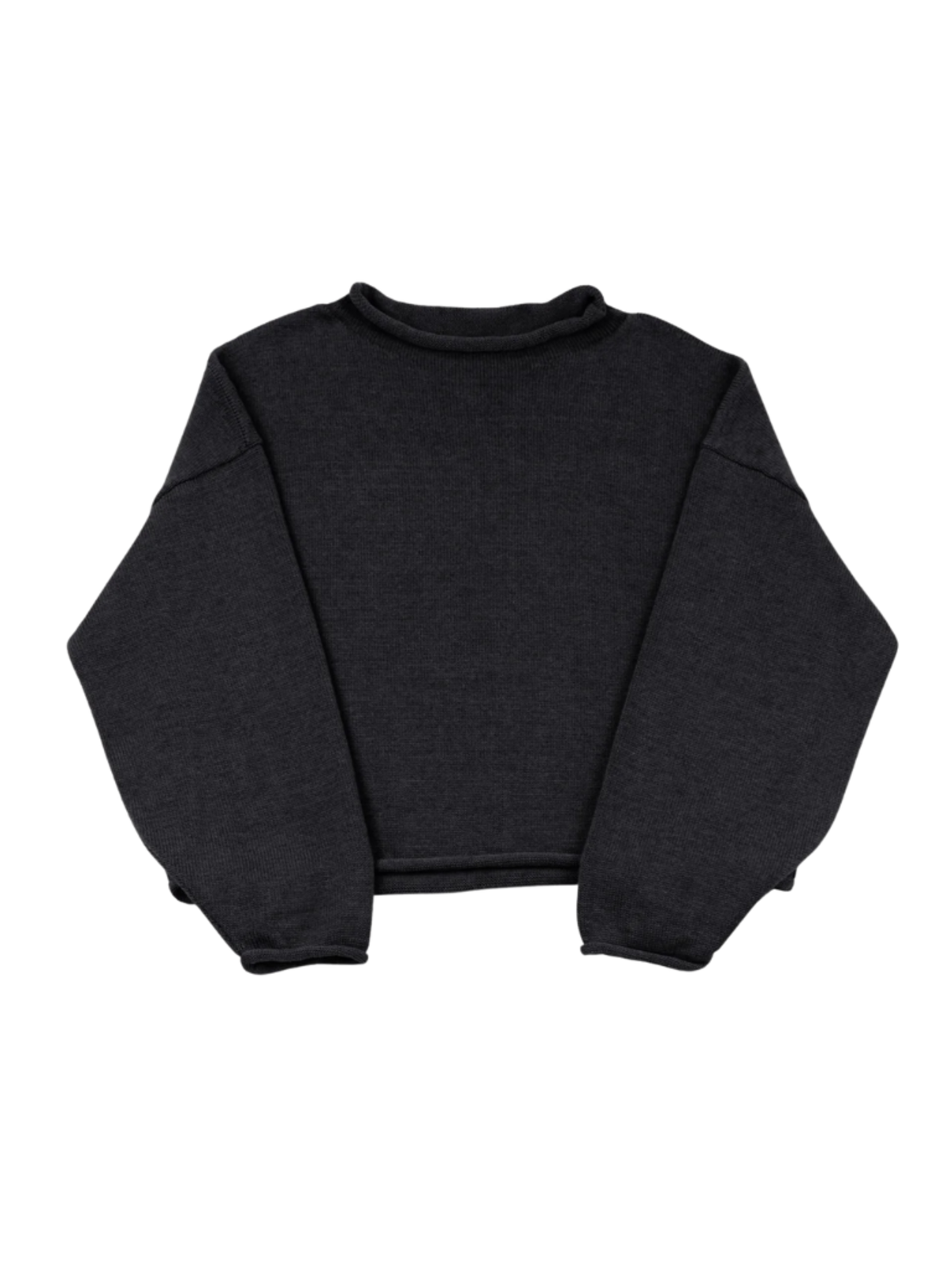 Micaela Greg Faded Black Rolled Sweater - Image 1 of 7
