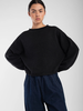 Micaela Greg Faded Black Rolled Sweater - Thumbnail 4