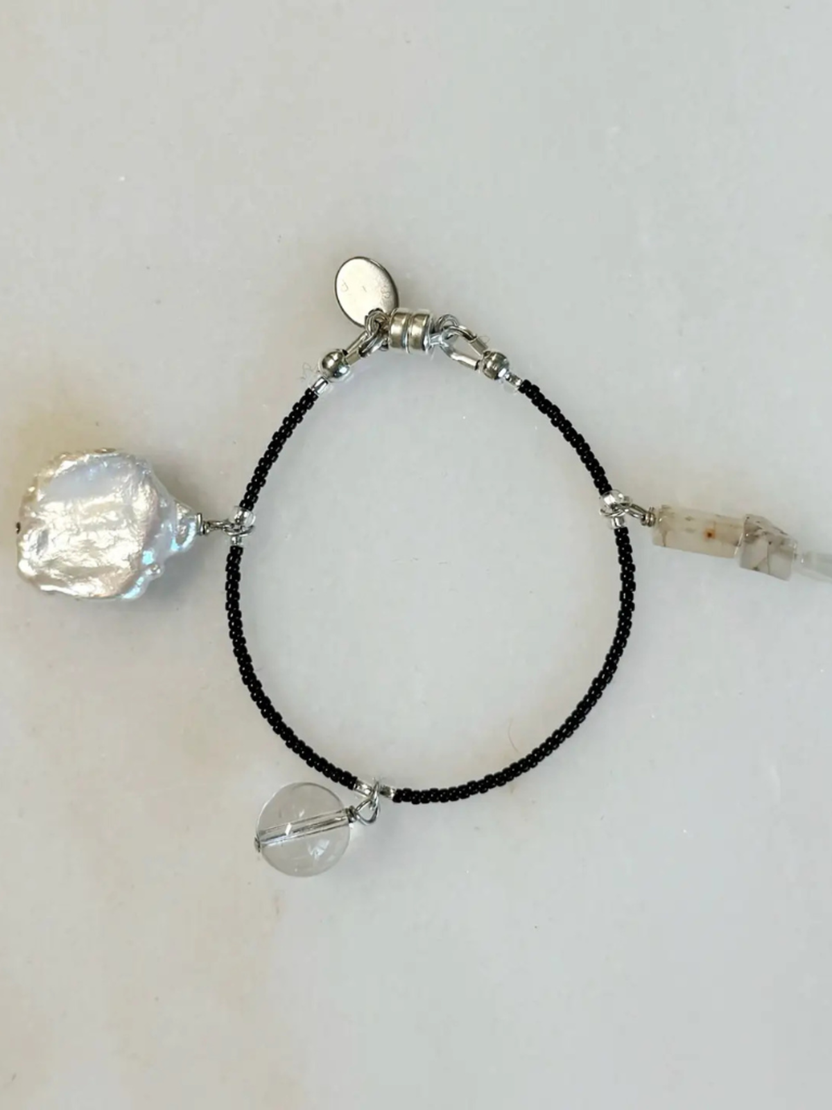 Sea + Pattern Gem Charm Bracelet - Image 1 of 4