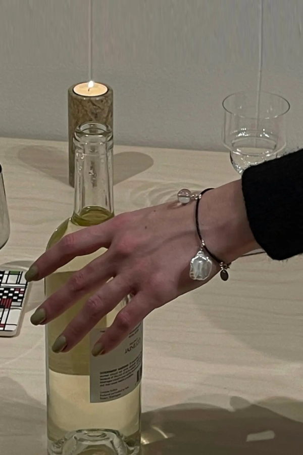 Sea + Pattern Gem Charm Bracelet