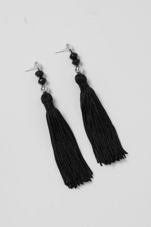 Wolf Circus Miriam Sterling Silver Onyx Earrings