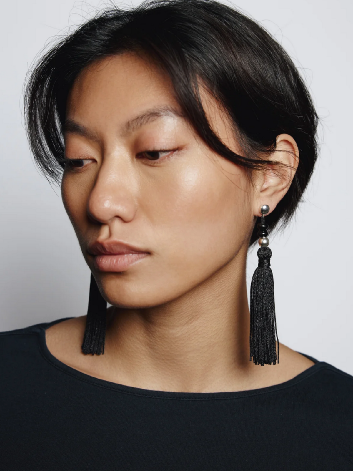 Wolf Circus Miriam Sterling Silver Onyx Earrings - Image 2 of 4