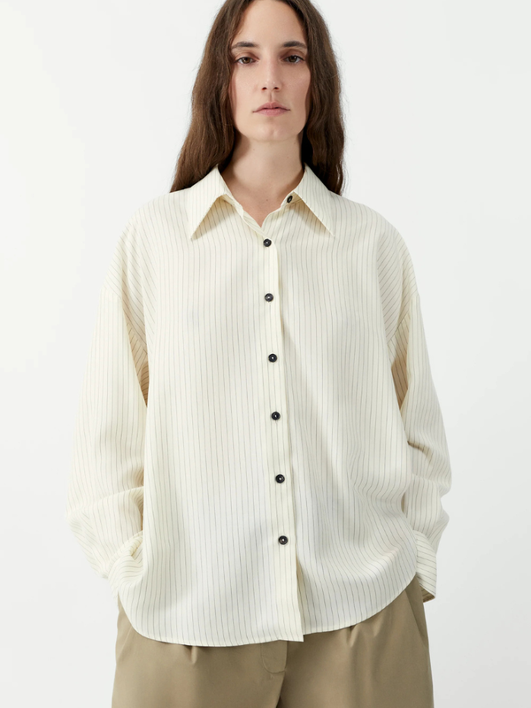 Cordera Oversized Pencil Stripe Shirt Cordera Oversized Pencil Stripe Shirt