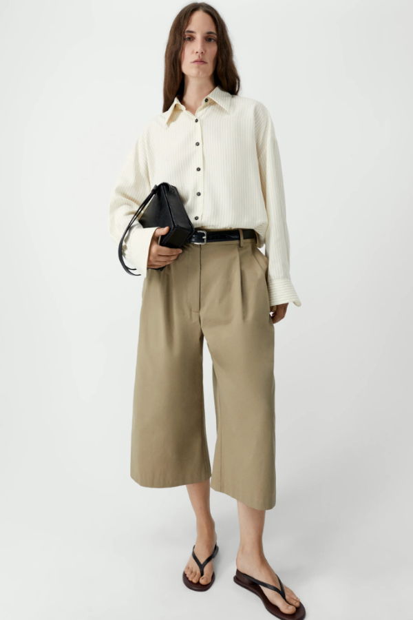 Cordera Oversized Pencil Stripe Shirt