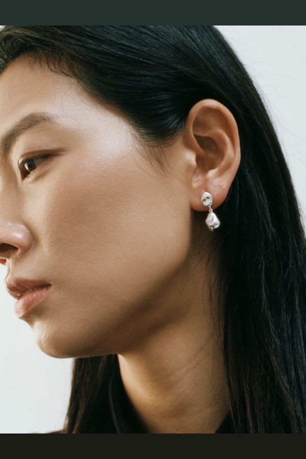 Wolf Circus Pinto Earrings Sterling Silver