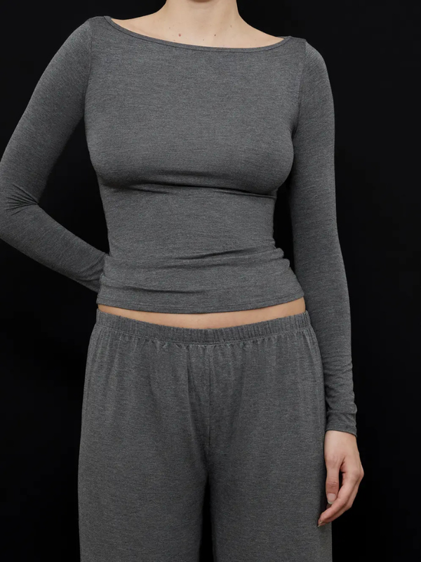 KYE Intimates Recline Bateau Long Sleeve Top