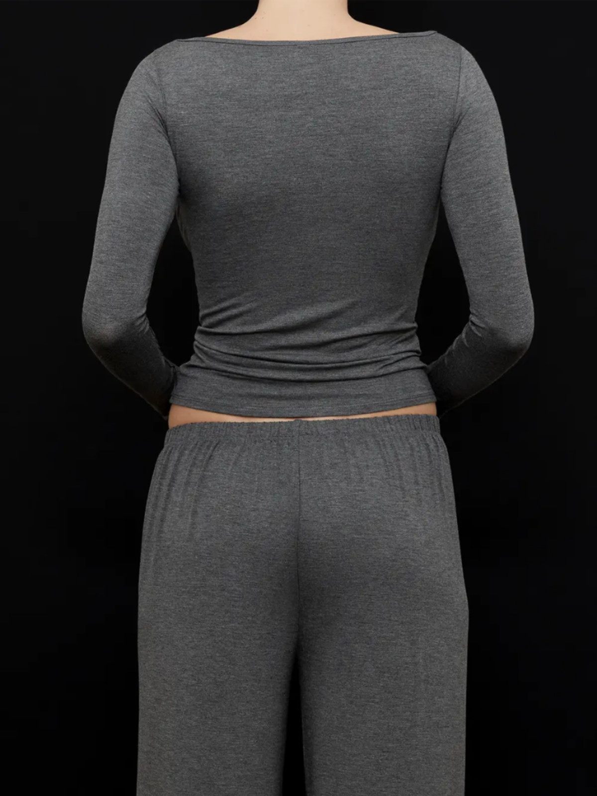 KYE Intimates Recline Bateau Long Sleeve Top - Image 3 of 3