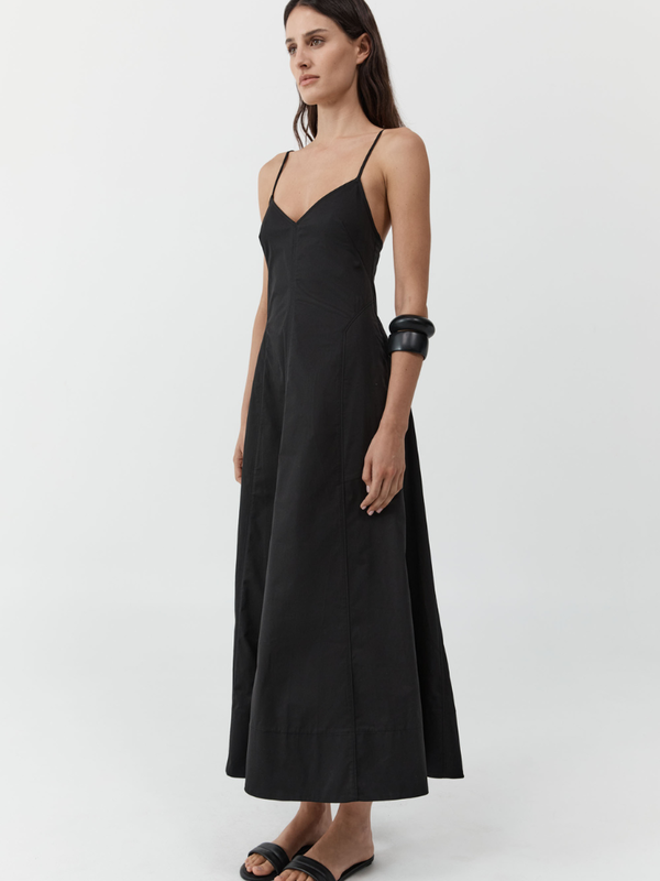 St. Agni Structured Cotton Dress