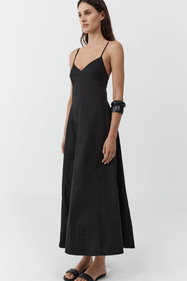 St. Agni Structured Cotton Dress