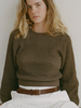 Shaina Mote Waffle Crewneck Sweater - Thumbnail 1