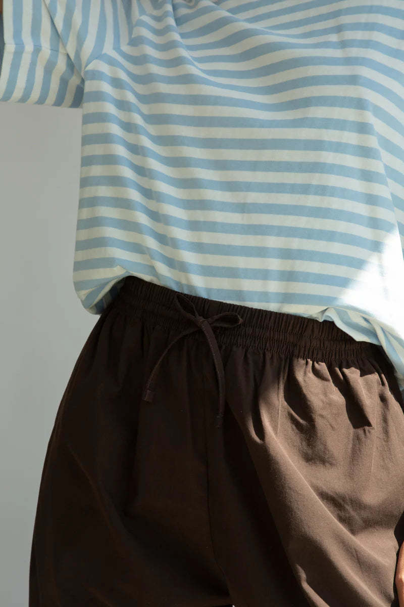 Beaumont Organic Cedar Poplin Trouser - Cacao