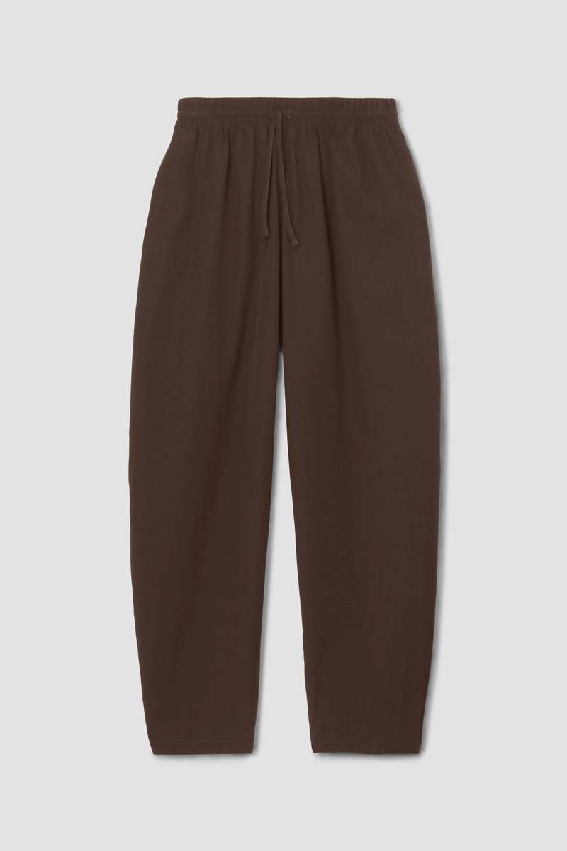Beaumont Organic Cedar Poplin Trouser - Cacao