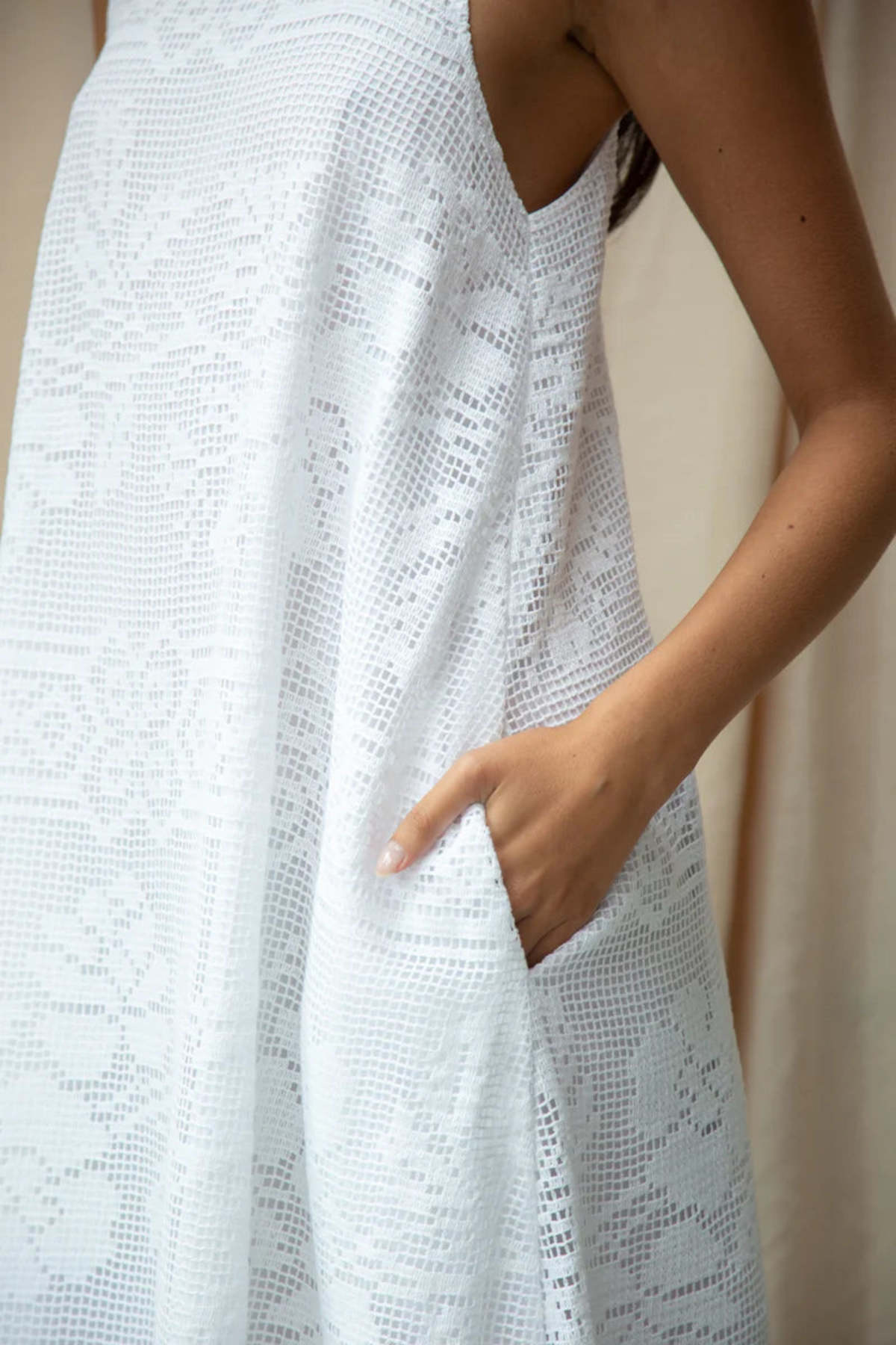 Beaumont Organic Freya-Fay Cotton Lace Dress - Image 6 of 7