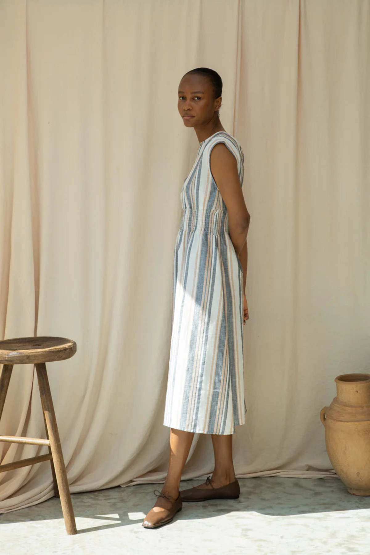 Beaumont Organic Ottillie-May Dress - Striped - Image 6 of 7