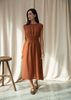 Beaumont Organic Ottillie-May Dress - Russet - Thumbnail 1
