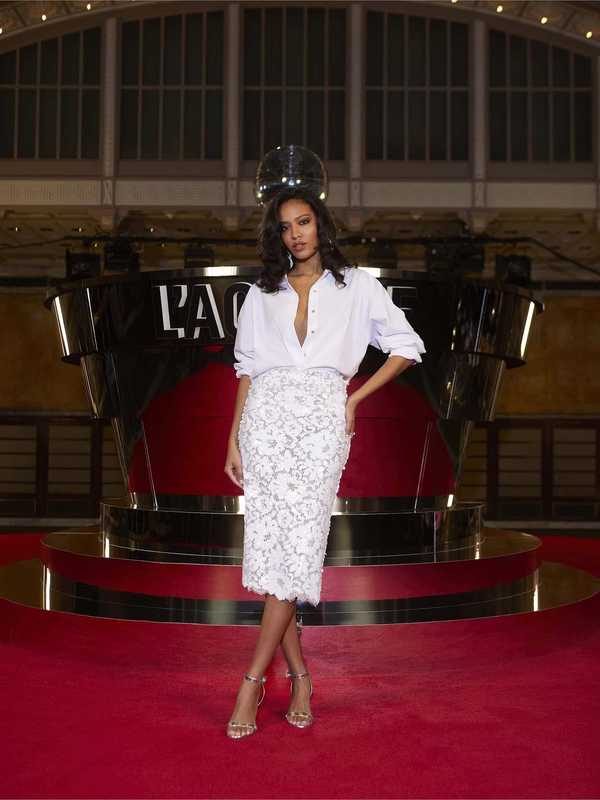 L'agence Makena Sequin Skirt