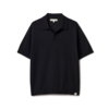 Merz b. Schwanen Knitted Merino Short Sleeve Polo - Thumbnail 1
