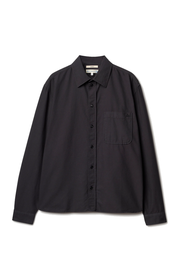 Merz b. Schwanen Modern Cut Oxford Long Sleeve Shirt