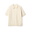 Merz b. Schwanen Ribbed Cotton Short Sleeve Shirt - Thumbnail 1