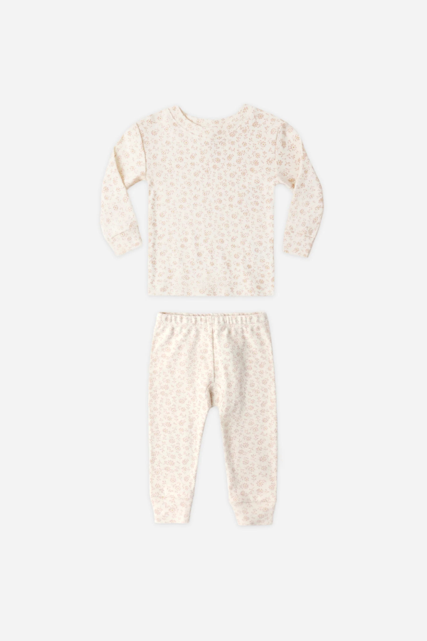 KIDS Rylee + Cru Quincy Mae Jersey Pajama Set