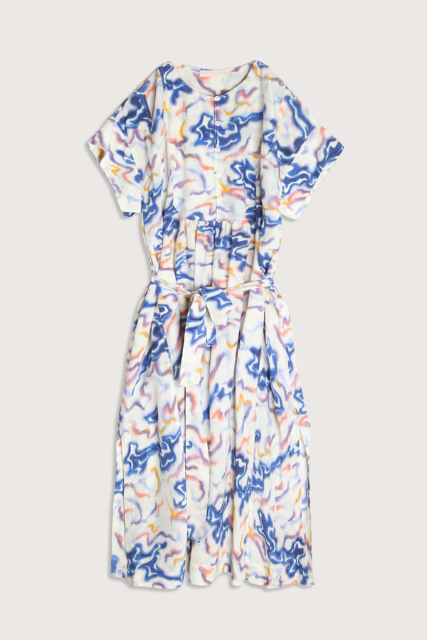 Ulla Johnson Sabi Printed Belted Dress - Prism
