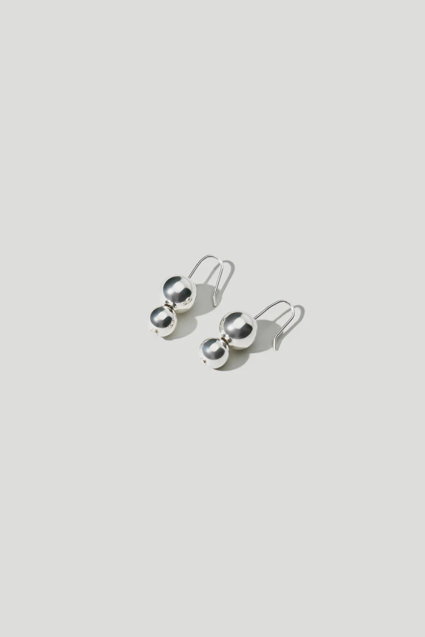 Maslo Jewelry Double Orb Earrings