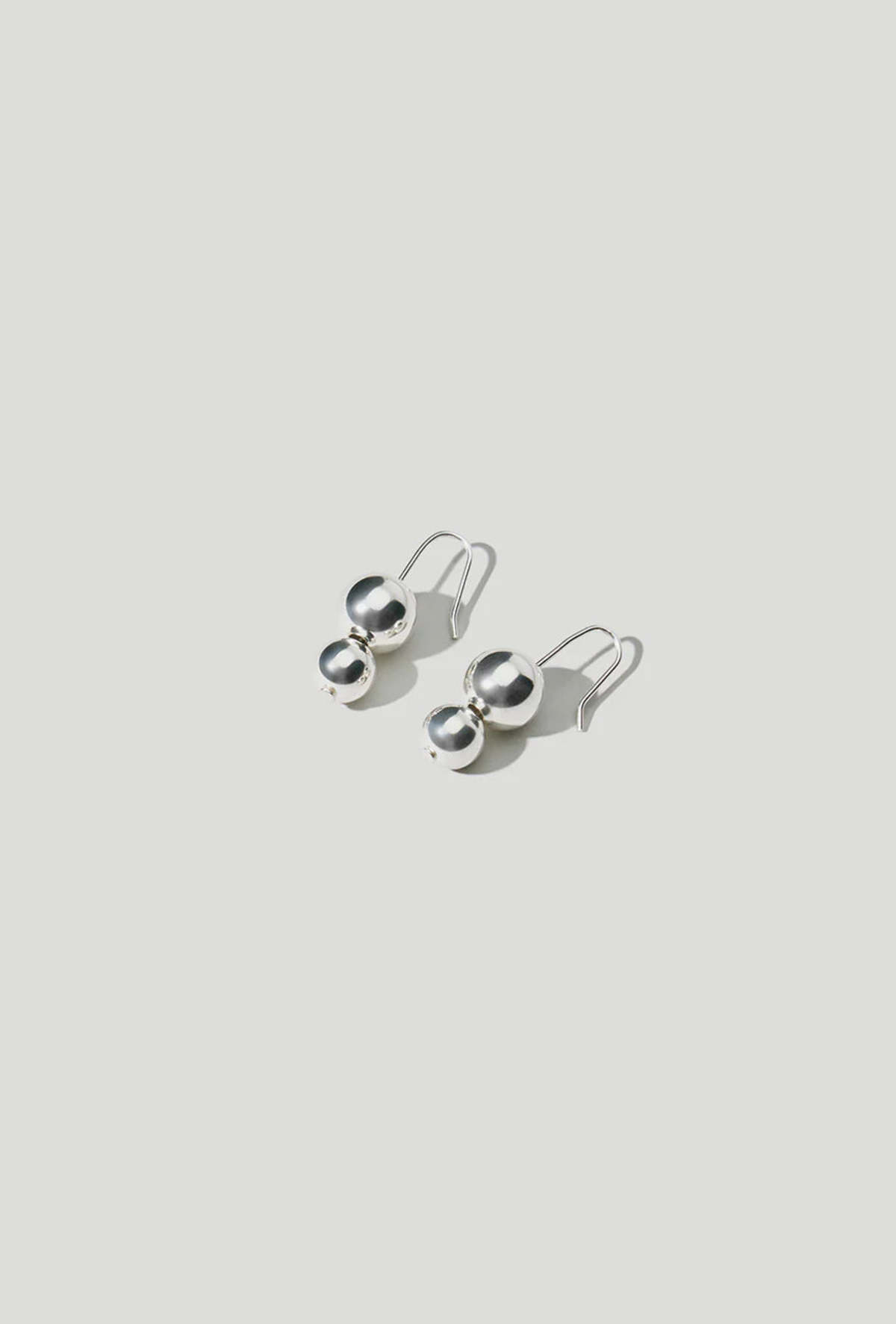 Maslo Jewelry Double Orb Earrings - Image 2 of 2