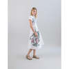 Psophia Muted Peony Study Dress - White - Thumbnail 2