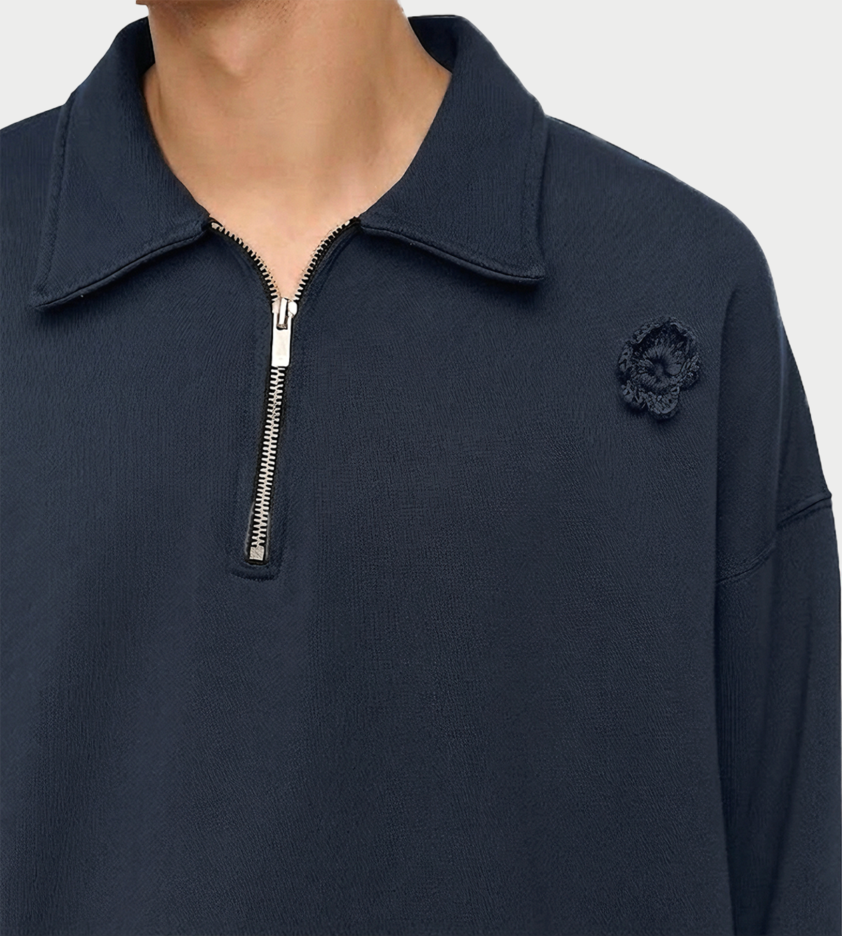 Song for the Mute "Daisy" Quarter Zip Jumper - Image 8 of 8