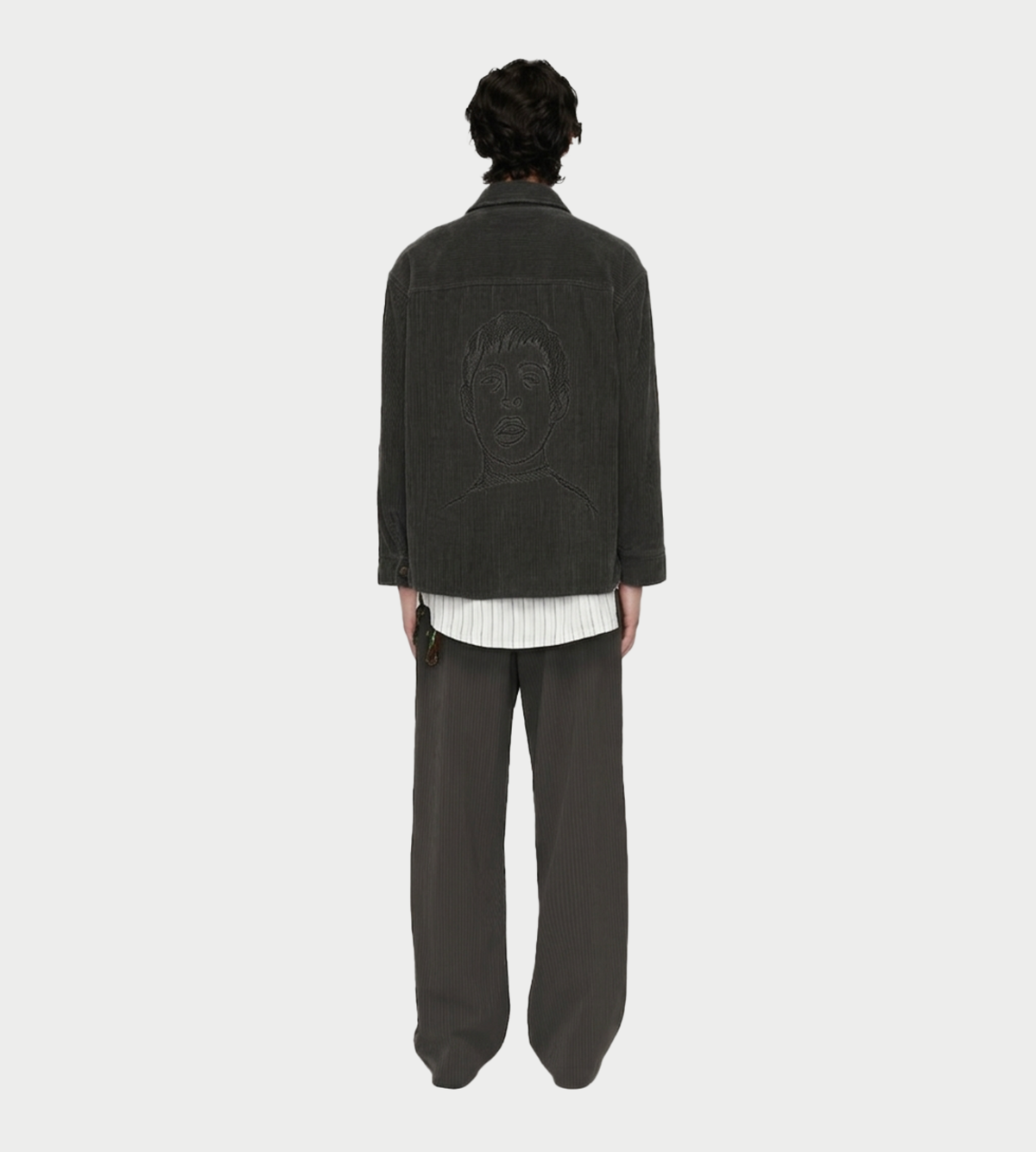 Song for the Mute Yawning Kid Shirt Jacket - Petrol - Image 7 of 7