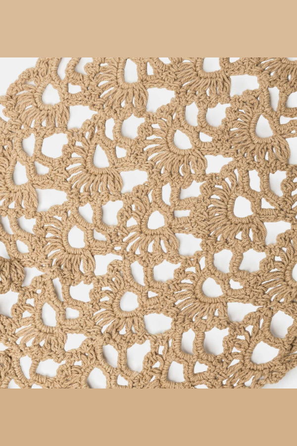 Song for the Mute Crochet Scarf - Beige