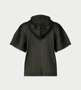 Pleats Please by Issey Miyake MC Hooded Short-Sleeve Top - Thumbnail 2