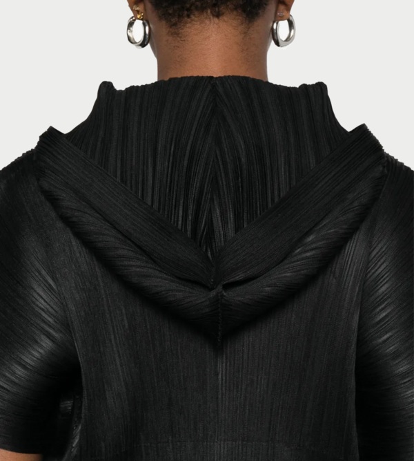 Pleats Please by Issey Miyake MC Hooded Short-Sleeve Top