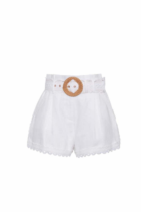 Cara Cara Pierce Short - White